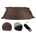 Table Tennis Table Dustproof Cover Courtyard Patio Rainproof Sun Protection Table Tile Cover Brown