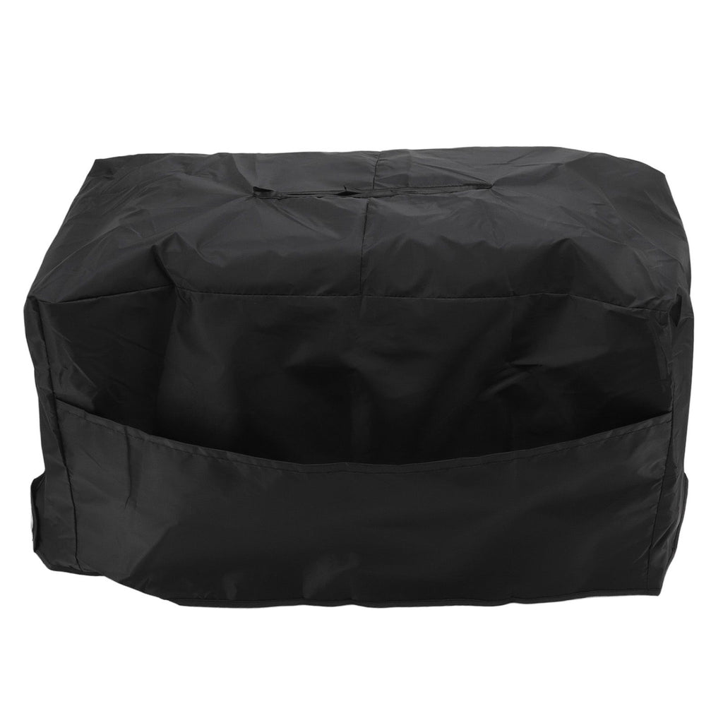 Welding Machine Canopy Waterproof 190T Silver Plated Polyester Taffeta UV Proof Welder Dust Cover for Garden Balcony 50x25x31cm/19.7x9.8x12.2in Black