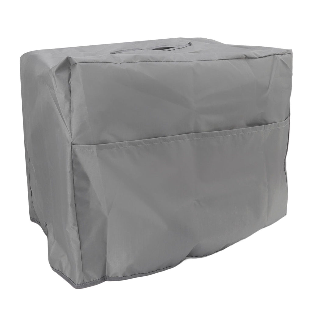 Welding Machine Canopy Waterproof 190T Silver Plated Polyester Taffeta UV Proof Welder Dust Cover for Garden Balcony 50x25x31cm/19.7x9.8x12.2in Grey