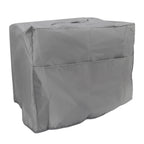 Welding Machine Canopy Waterproof 190T Silver Plated Polyester Taffeta UV Proof Welder Dust Cover for Garden Balcony 50x25x31cm/19.7x9.8x12.2in Grey