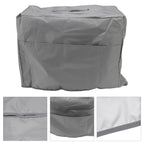 Welding Machine Canopy Waterproof 190T Silver Plated Polyester Taffeta UV Proof Welder Dust Cover for Garden Balcony 50x25x31cm/19.7x9.8x12.2in Grey