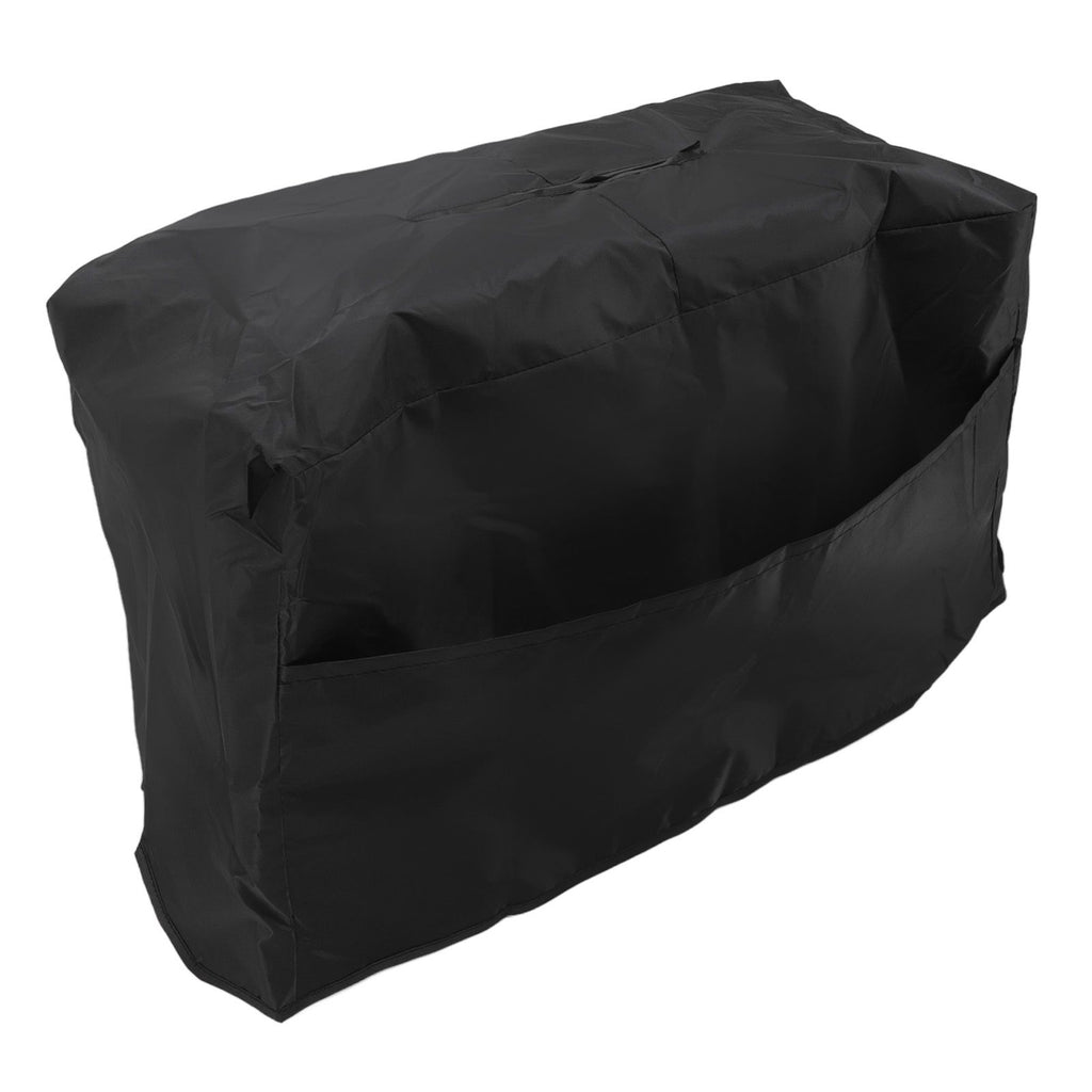 Welding Machine Canopy Waterproof 190T Silver Plated Polyester Taffeta UV Proof Welder Dust Cover for Garden Balcony 47x28x37cm/18.5x11.0x14.6in Black