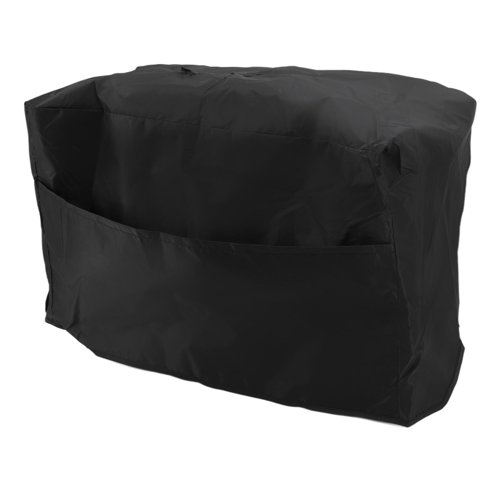 Welding Machine Canopy Waterproof 190T Silver Plated Polyester Taffeta UV Proof Welder Dust Cover for Garden Balcony 47x28x37cm/18.5x11.0x14.6in Black