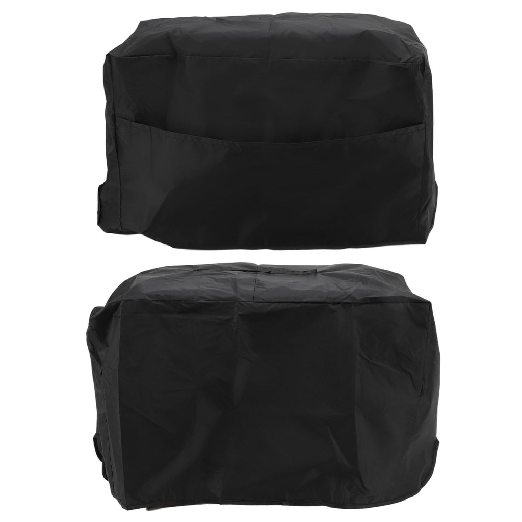 Welding Machine Canopy Waterproof 190T Silver Plated Polyester Taffeta UV Proof Welder Dust Cover for Garden Balcony 47x28x37cm/18.5x11.0x14.6in Black