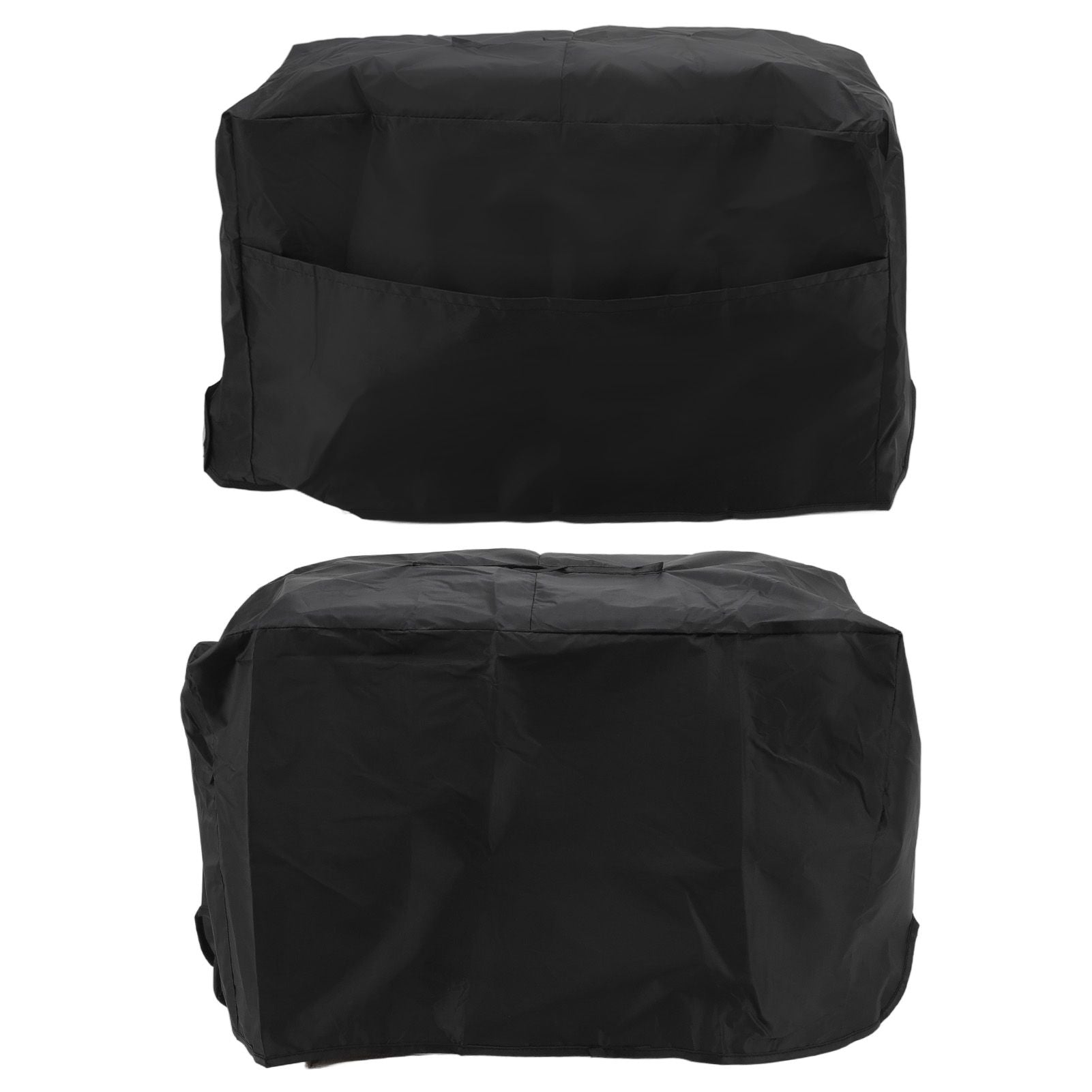Welding Machine Canopy Waterproof 190T Silver Plated Polyester Taffeta UV Proof Welder Dust Cover for Garden Balcony 47x28x37cm/18.5x11.0x14.6in Black