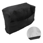 Welding Machine Canopy Waterproof 190T Silver Plated Polyester Taffeta UV Proof Welder Dust Cover for Garden Balcony 47x28x37cm/18.5x11.0x14.6in Black