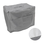 Welding Machine Canopy Waterproof 190T Silver Plated Polyester Taffeta UV Proof Welder Dust Cover for Garden Balcony 47x28x37cm/18.5x11.0x14.6in Grey