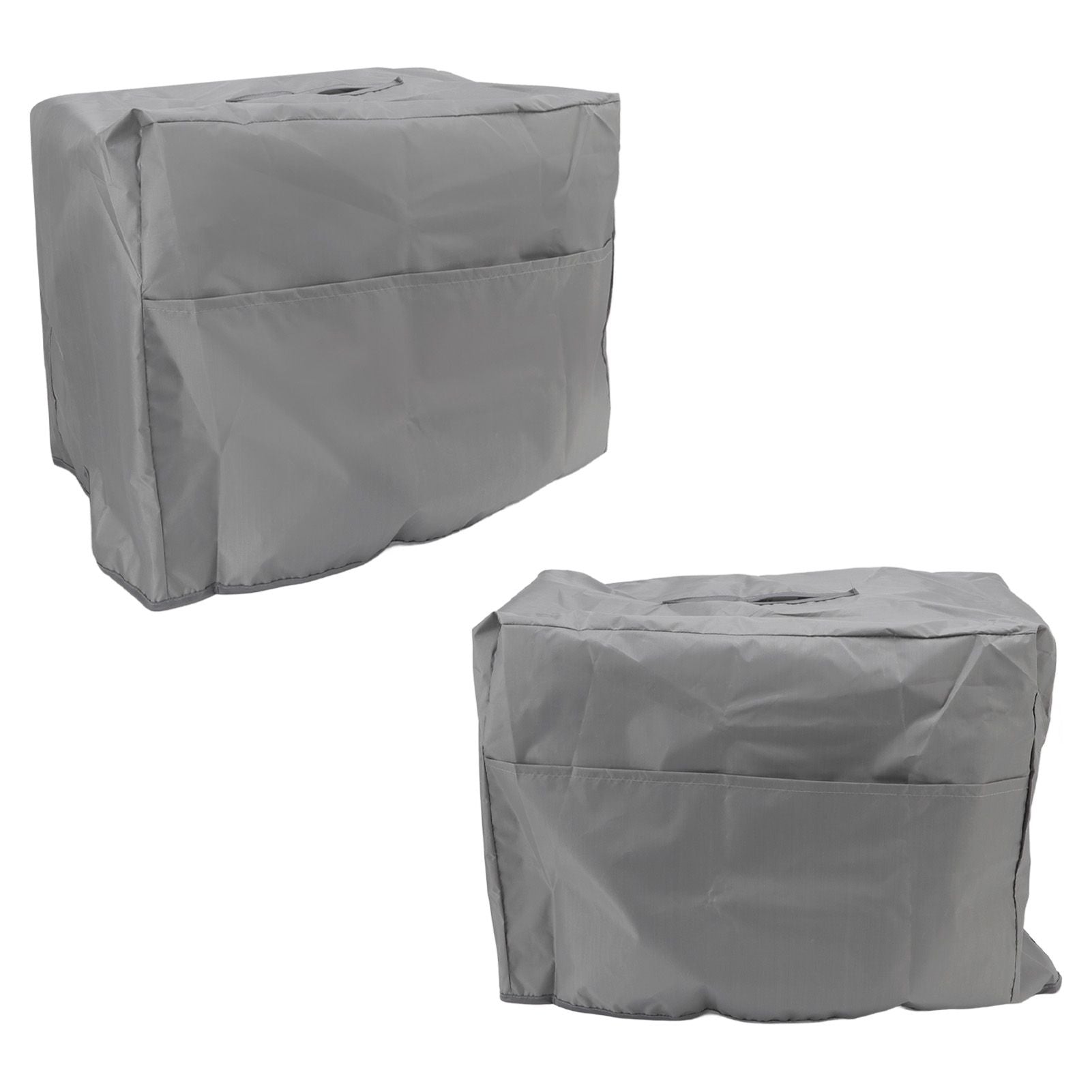 Welding Machine Canopy Waterproof 190T Silver Plated Polyester Taffeta UV Proof Welder Dust Cover for Garden Balcony 47x28x37cm/18.5x11.0x14.6in Grey