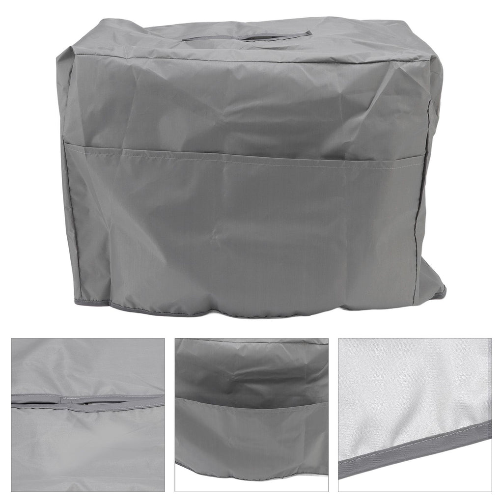 Welding Machine Canopy Waterproof 190T Silver Plated Polyester Taffeta UV Proof Welder Dust Cover for Garden Balcony 47x28x37cm/18.5x11.0x14.6in Grey