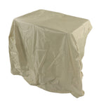 Snow Thrower Cover Multipurpose Waterproof UV Protection Large Portable Snow Shovel Dust Cover for Snow Thrower Beige