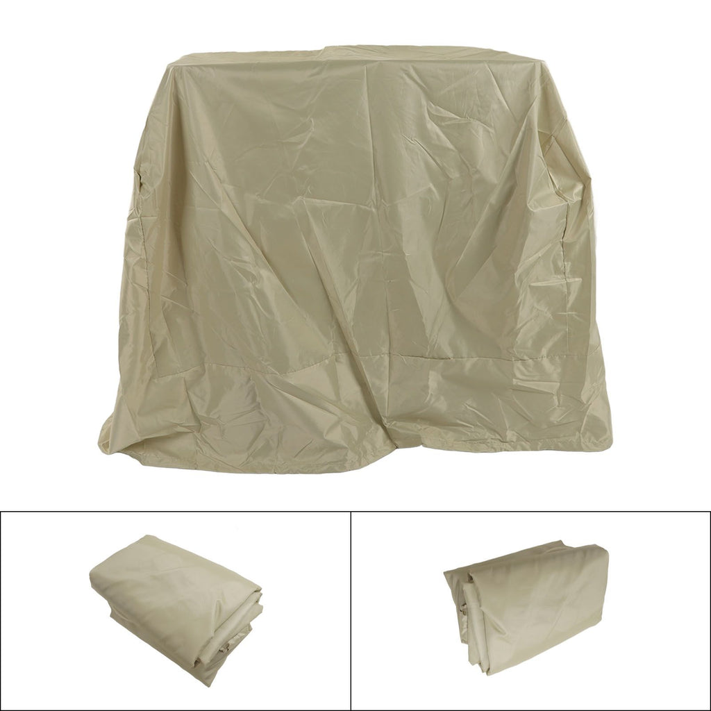 Snow Thrower Cover Multipurpose Waterproof UV Protection Large Portable Snow Shovel Dust Cover for Snow Thrower Beige