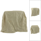 Snow Thrower Cover Multipurpose Waterproof UV Protection Large Portable Snow Shovel Dust Cover for Snow Thrower Beige
