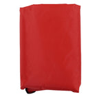 Outdoor Swing Canopy Silver Coated Oxford Cloth Waterproof Swing Chair Top Cover for Garden Sun Shade Accessory Red