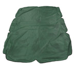 Outdoor Swing Canopy Silver Coated Oxford Cloth Waterproof Swing Chair Top Cover for Garden Sun Shade Accessory Dark Green
