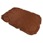 Outdoor Swing Canopy Silver Coated Oxford Cloth Waterproof Swing Chair Top Cover for Garden Sun Shade Accessory Brown
