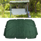 Outdoor Swing Canopy Waterproof Porch Top Cover Replacement UV Proof for Patio Yard Chair Dark Green