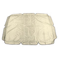 Outdoor Swing Canopy Waterproof Porch Top Cover Replacement UV Proof for Patio Yard Chair Beige