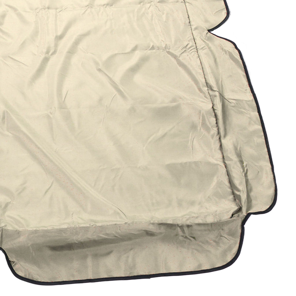 Outdoor Swing Canopy Waterproof Porch Top Cover Replacement UV Proof for Patio Yard Chair Beige