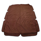 Outdoor Swing Canopy Waterproof Porch Top Cover Replacement UV Proof for Patio Yard Chair Brown