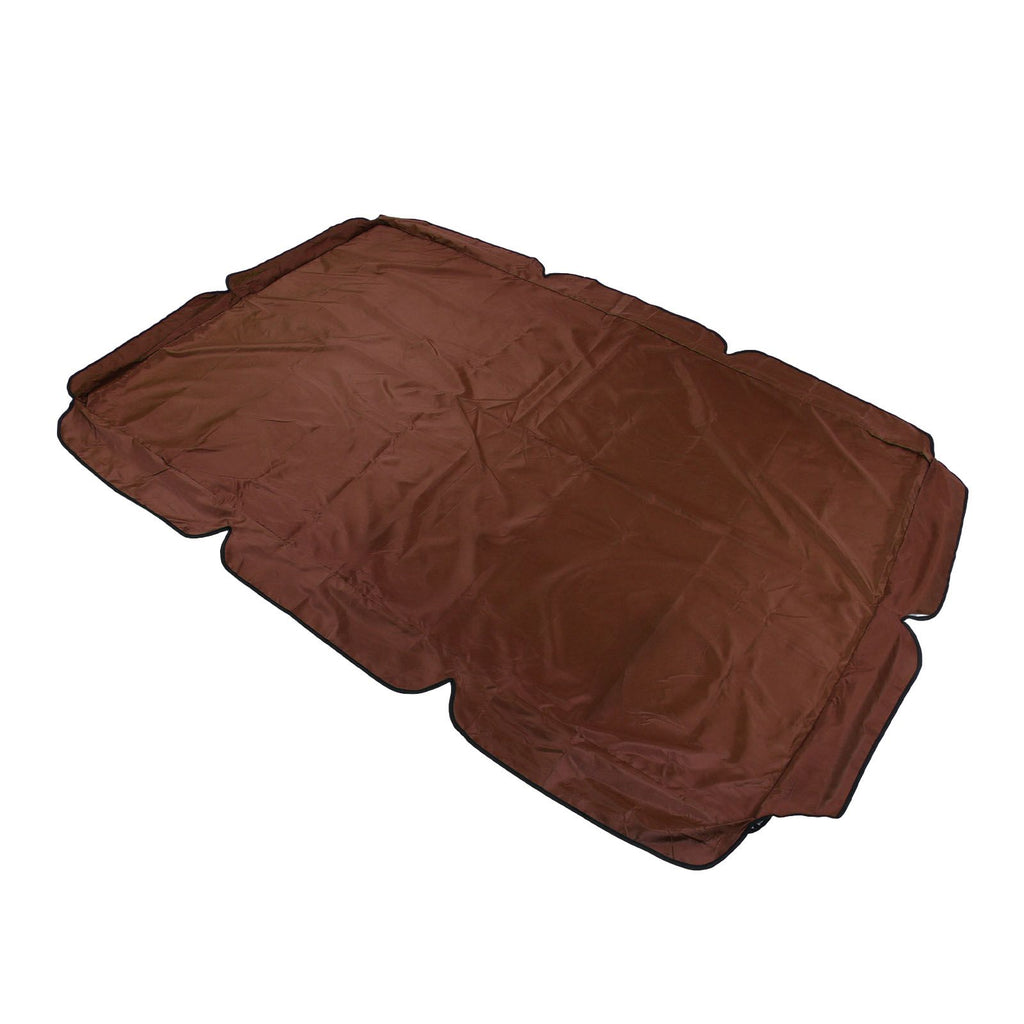 Outdoor Swing Canopy Waterproof Porch Top Cover Replacement UV Proof for Patio Yard Chair Brown