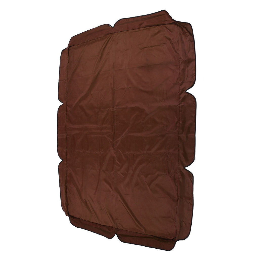 Outdoor Swing Canopy Waterproof Porch Top Cover Replacement UV Proof for Patio Yard Chair Brown