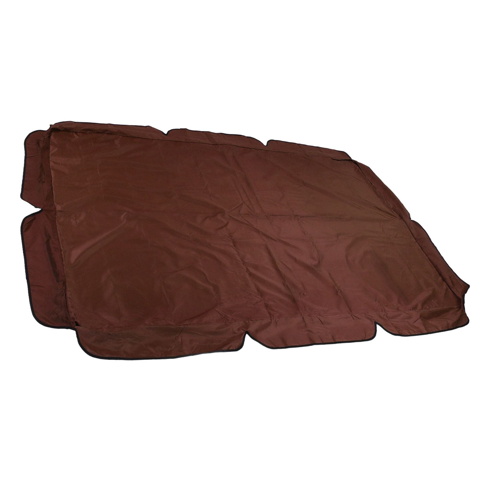 Outdoor Swing Canopy Waterproof Porch Top Cover Replacement UV Proof for Patio Yard Chair Brown