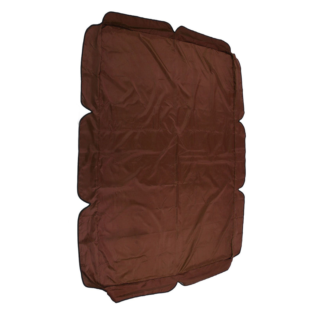Outdoor Swing Canopy Waterproof Porch Top Cover Replacement UV Proof for Patio Yard Chair Brown