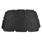 Outdoor Swing Canopy Waterproof Porch Top Cover Replacement UV Proof for Patio Yard Chair Black