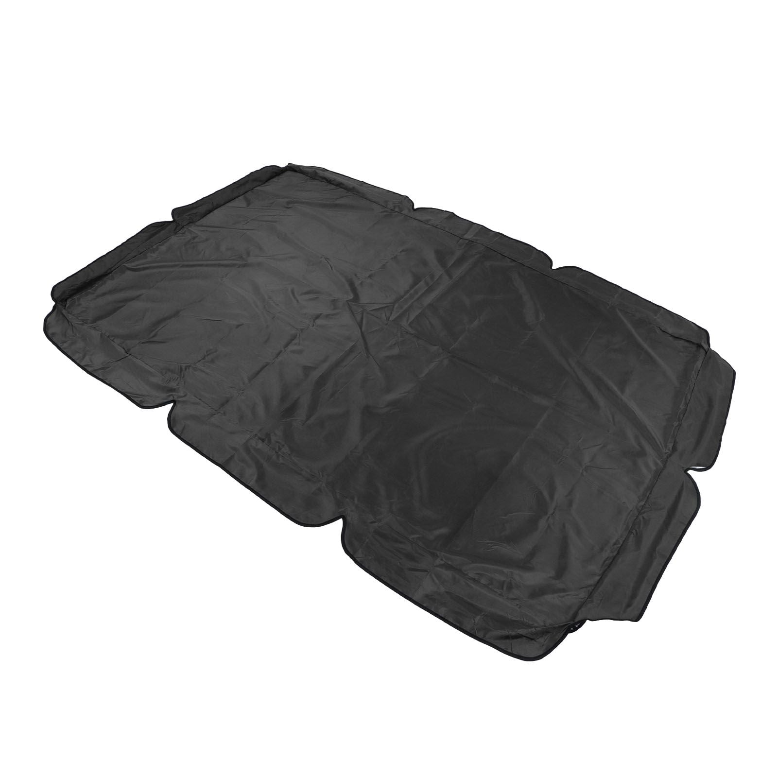 Outdoor Swing Canopy Waterproof Porch Top Cover Replacement UV Proof for Patio Yard Chair Black