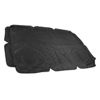 Outdoor Swing Canopy Waterproof Porch Top Cover Replacement UV Proof for Patio Yard Chair Black