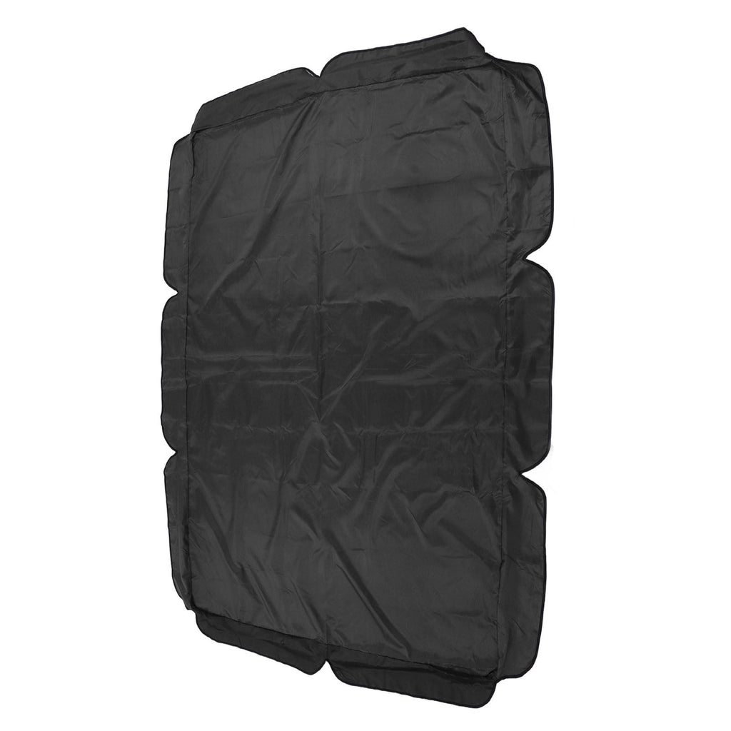 Outdoor Swing Canopy Waterproof Porch Top Cover Replacement UV Proof for Patio Yard Chair Black