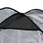 Outdoor Swing Canopy Waterproof Porch Top Cover Replacement UV Proof for Patio Yard Chair Black