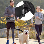Pet Training Waist Pouch Bag Polyester Multiple Pockets Removable Snack Bag for Outdoor Grey