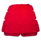 Swing Canopy Replacement Silver Coated Oxford Cloth Waterproof Swing Chair Canopy Cover for Outdoor Garden Balcony Red