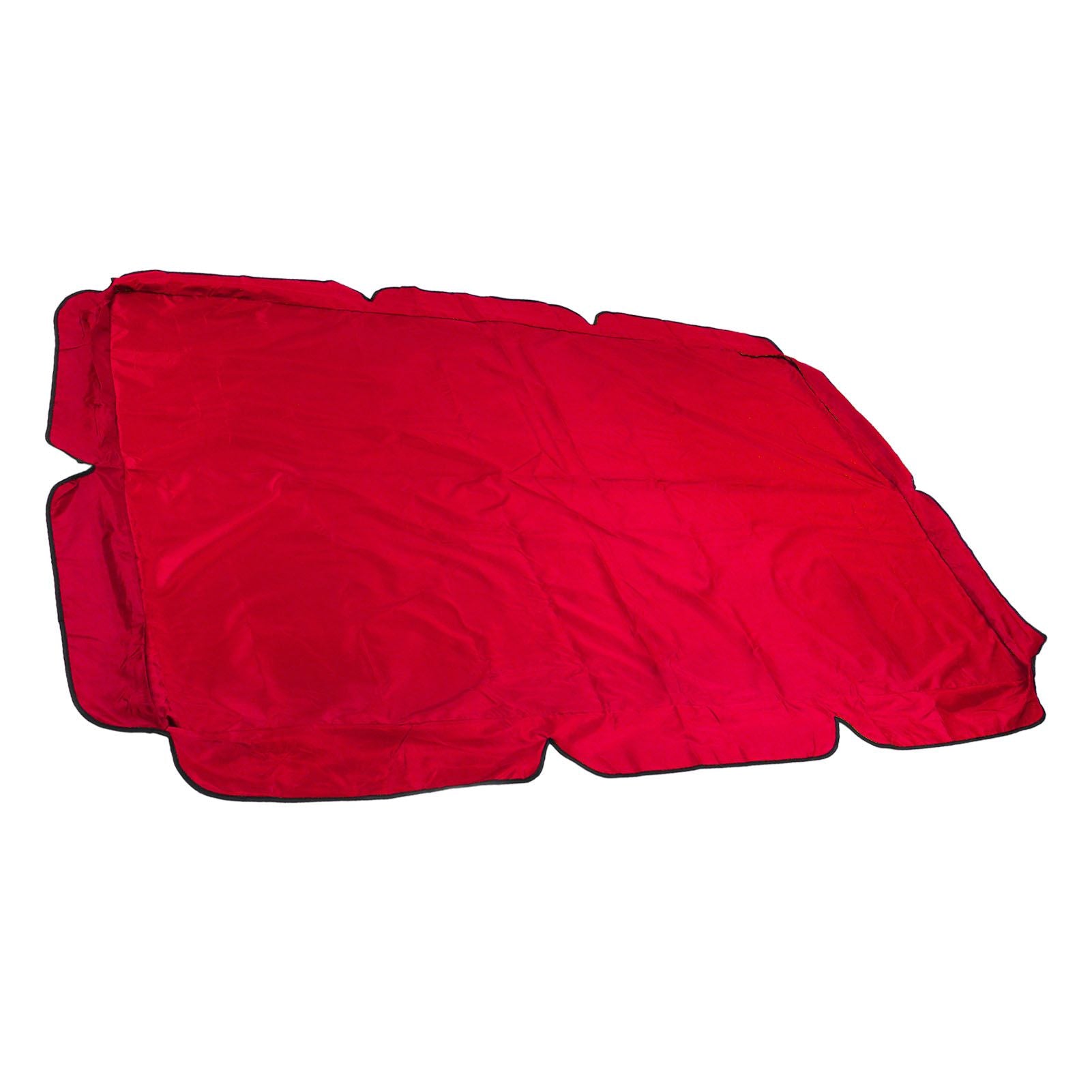 Swing Canopy Replacement Silver Coated Oxford Cloth Waterproof Swing Chair Canopy Cover for Outdoor Garden Balcony Red
