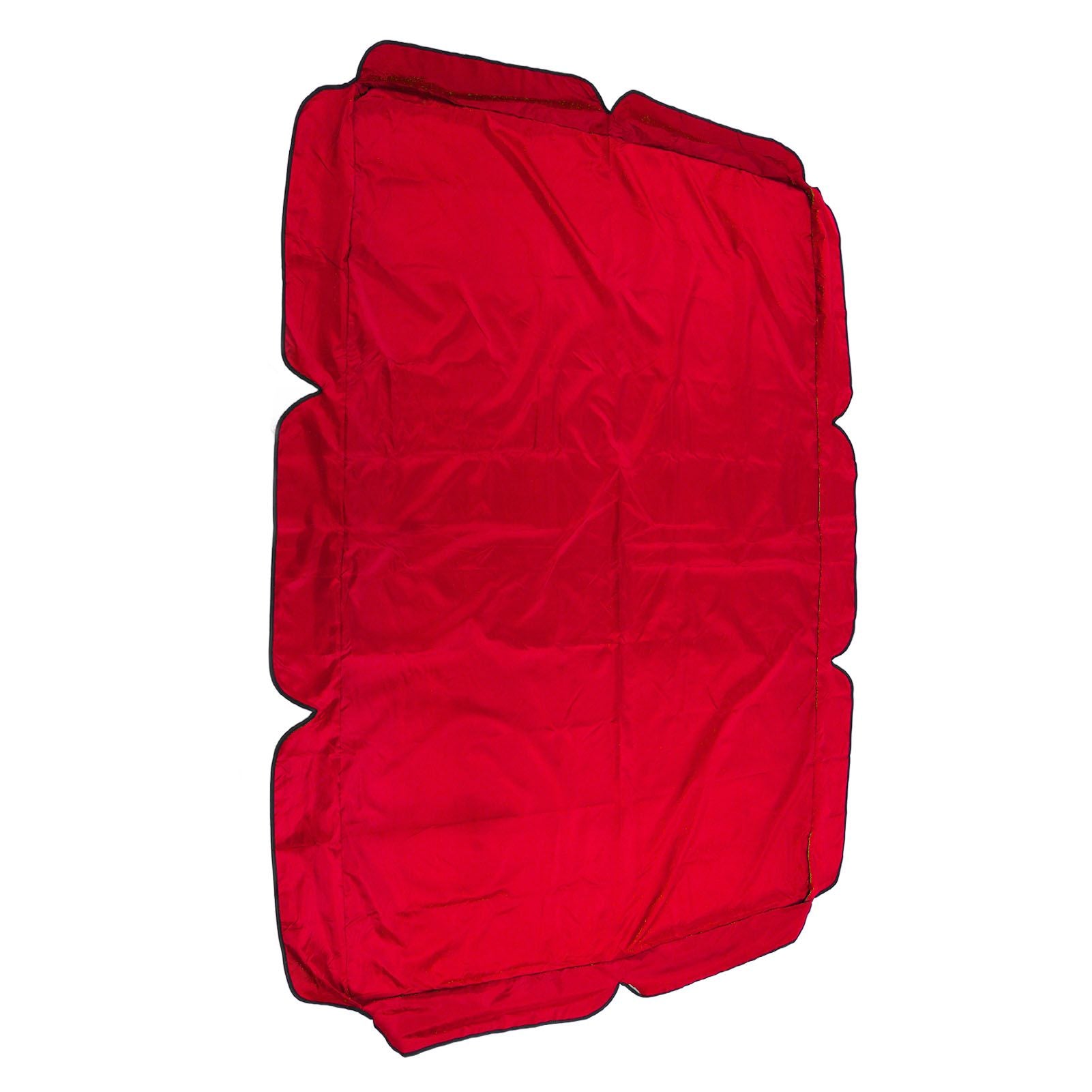 Swing Canopy Replacement Silver Coated Oxford Cloth Waterproof Swing Chair Canopy Cover for Outdoor Garden Balcony Red