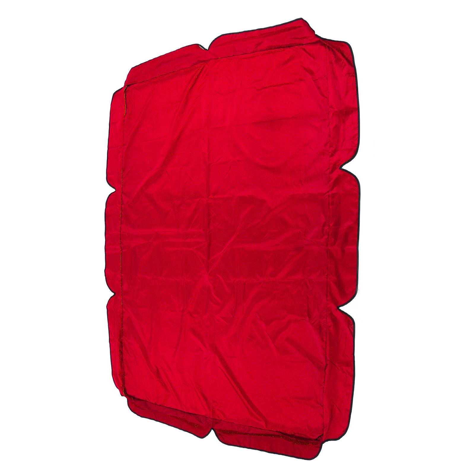 Swing Canopy Replacement Silver Coated Oxford Cloth Waterproof Swing Chair Canopy Cover for Outdoor Garden Balcony Red