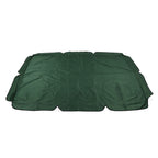 Swing Canopy Replacement Silver Coated Oxford Cloth Waterproof Swing Chair Canopy Cover for Outdoor Garden Balcony Dark Green