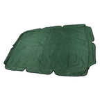 Swing Canopy Replacement Silver Coated Oxford Cloth Waterproof Swing Chair Canopy Cover for Outdoor Garden Balcony Dark Green