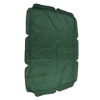 Swing Canopy Replacement Silver Coated Oxford Cloth Waterproof Swing Chair Canopy Cover for Outdoor Garden Balcony Dark Green