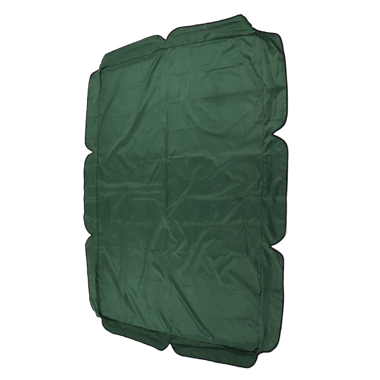 Swing Canopy Replacement Silver Coated Oxford Cloth Waterproof Swing Chair Canopy Cover for Outdoor Garden Balcony Dark Green
