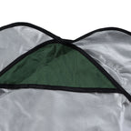 Swing Canopy Replacement Silver Coated Oxford Cloth Waterproof Swing Chair Canopy Cover for Outdoor Garden Balcony Dark Green