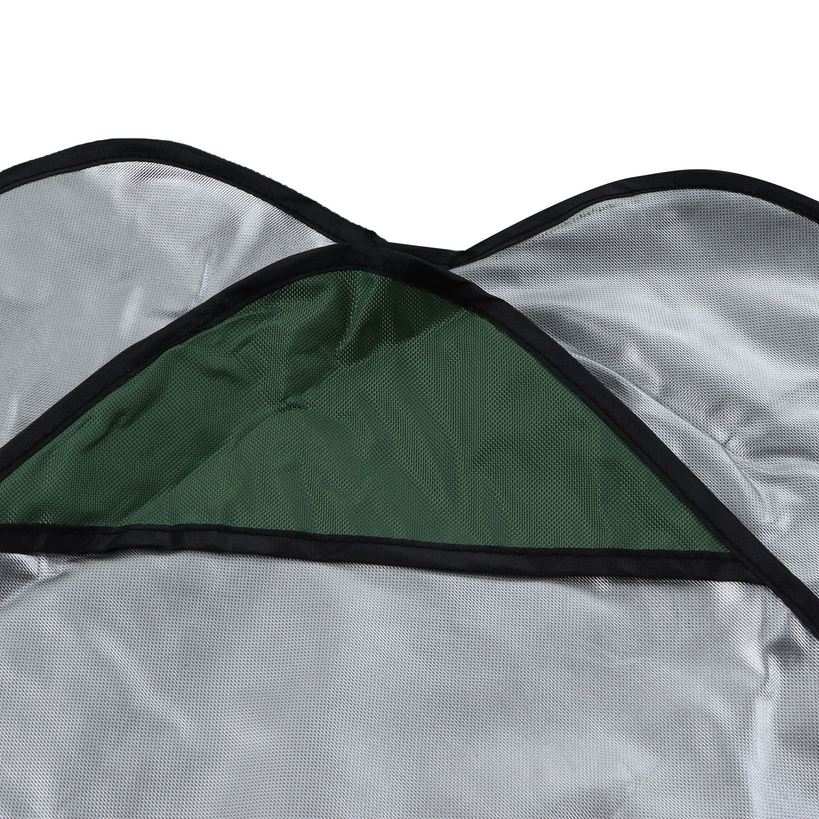 Swing Canopy Replacement Silver Coated Oxford Cloth Waterproof Swing Chair Canopy Cover for Outdoor Garden Balcony Dark Green
