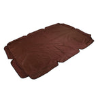 Swing Canopy Replacement Silver Coated Oxford Cloth Waterproof Swing Chair Canopy Cover for Outdoor Garden Balcony Brown