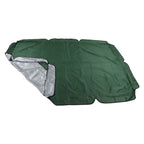 Swing Canopy 600D Silver Coated Oxford Cloth Waterproof Swing Top Cover for Outdoor Dark Green