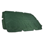 Swing Canopy 600D Silver Coated Oxford Cloth Waterproof Swing Top Cover for Outdoor Dark Green