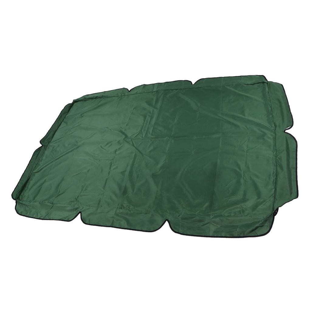 Swing Canopy 600D Silver Coated Oxford Cloth Waterproof Swing Top Cover for Outdoor Dark Green