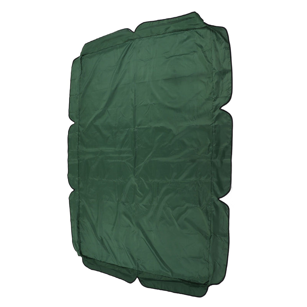 Swing Canopy 600D Silver Coated Oxford Cloth Waterproof Swing Top Cover for Outdoor Dark Green