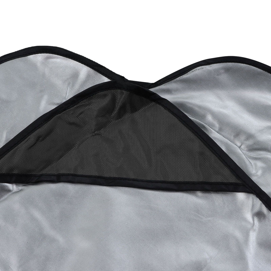 Swing Canopy 600D Silver Coated Oxford Cloth Waterproof Swing Top Cover for Outdoor Black