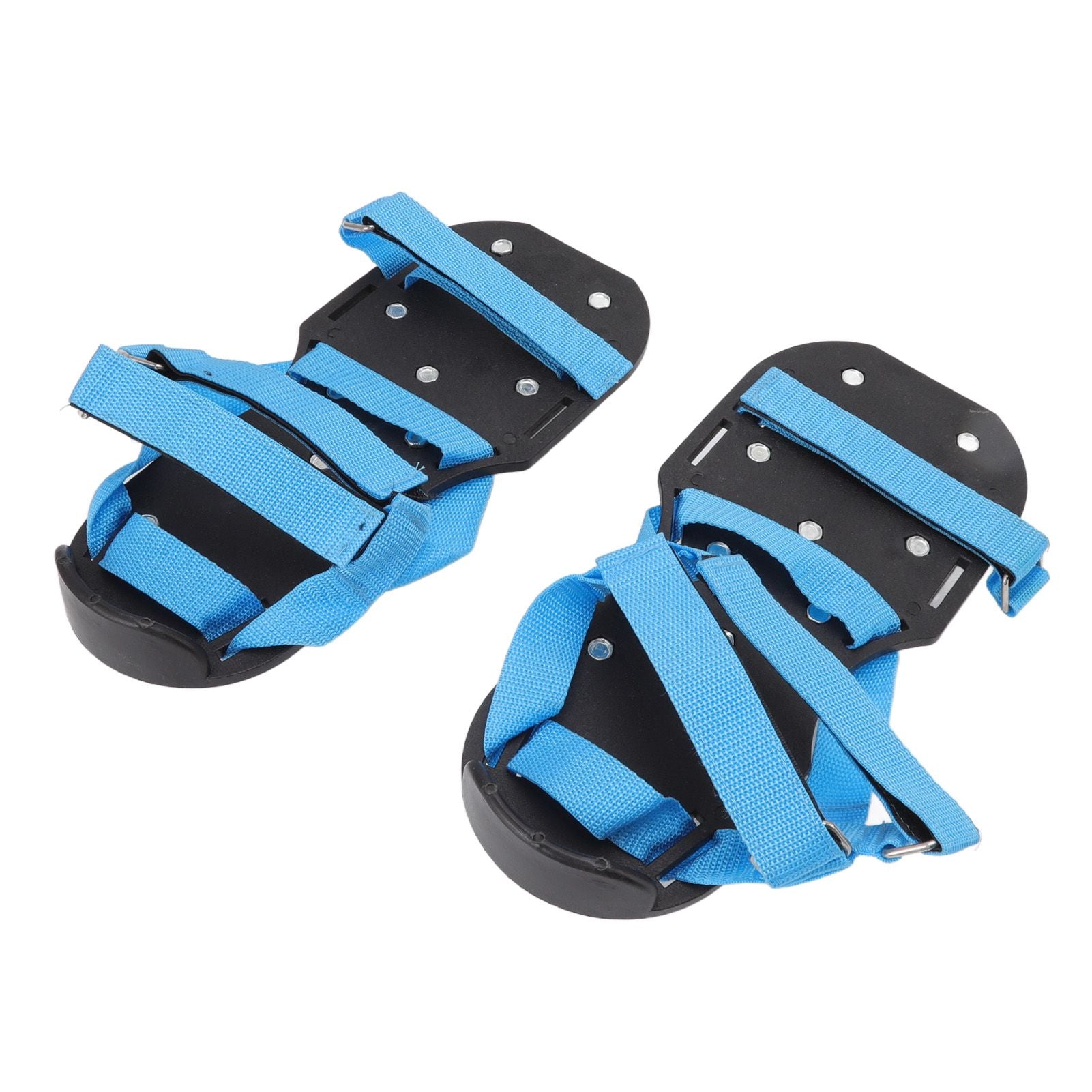 Lawn Aerator Shoes Garden Scarifier Shoes Soil Aeration Spike Shoes for Patio Yard Grassland Blue